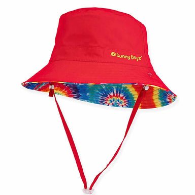 Small Heads Tie Dye Reversible Cotton Bucket Hat - Sunny Dayz™, Bucket Hat - SetarTrading Hats 