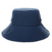 Soft Cotton Bucket Hat with Apron Tie - Scala  Women's Hats Wide Brim Hat Scala Hats    