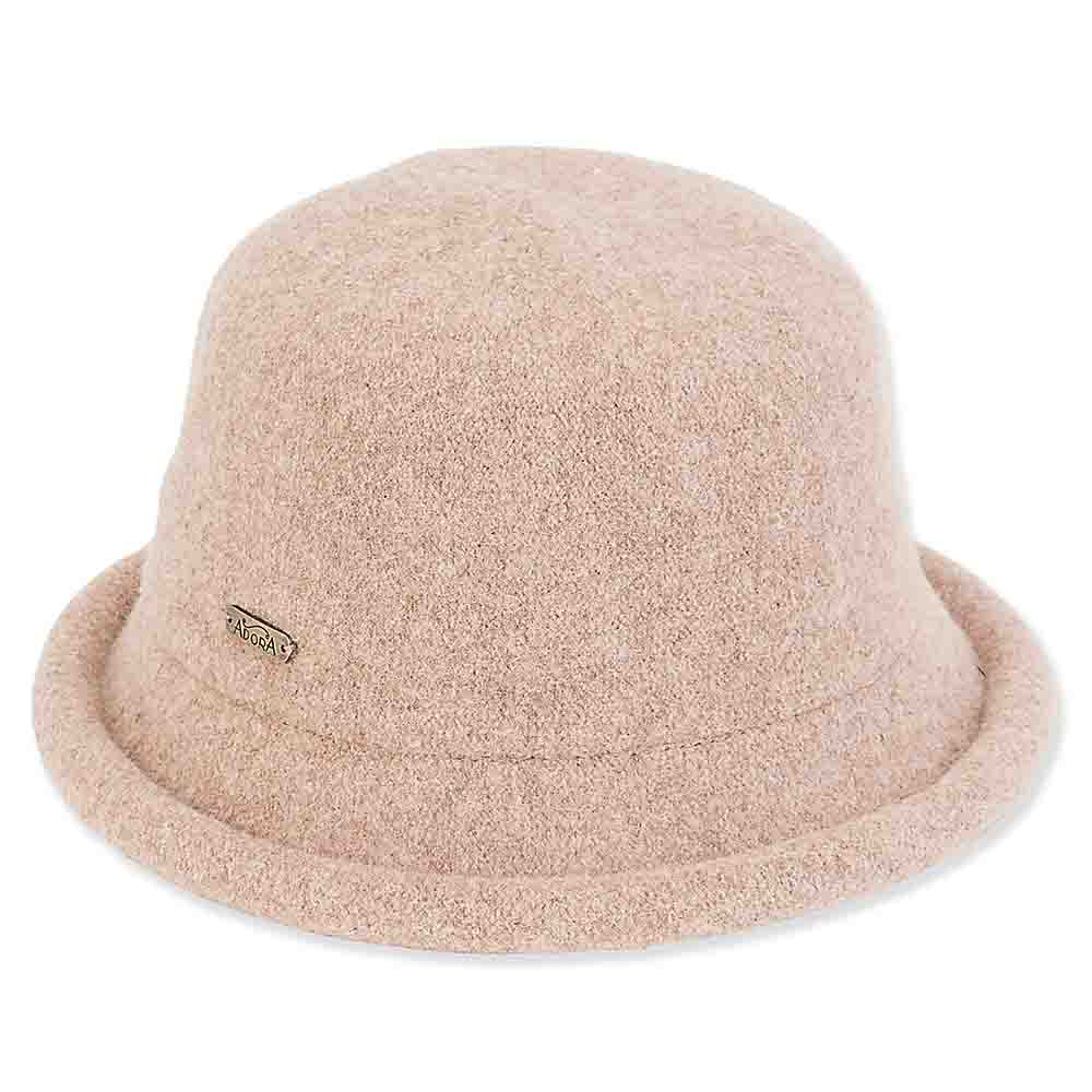 ADORA Soft Pink Wool Hat Adora Wool Hat - Etsy main image 4