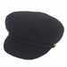 Soft Wool Fashion Newsboy Cap - Adora Hats Cap Adora Hats AD1049A Black Medium (57 cm) 