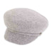 Soft Wool Fashion Newsboy Cap - Adora Hats Cap Adora Hats AD1049B Grey Medium (57 cm) 