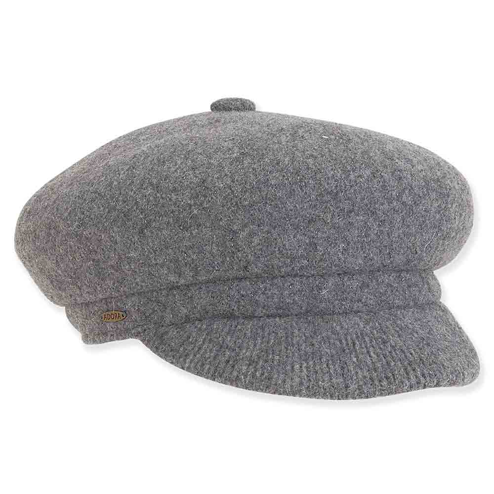 Newsboy Cap Dpc Golf Hats Soft Wool Newsboy Cap With Knit Bill