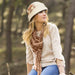Soft Wool Turban Beanie with Rosette Trim -  Adora® Hats Beanie Adora Hats    