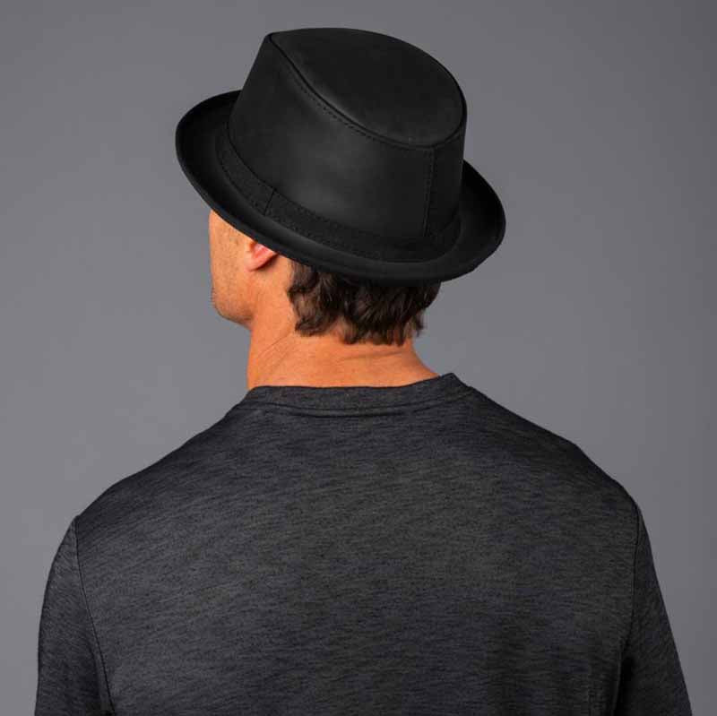 Soho Leather Fedora Hat - Ashbury Hats Fedora Hat Head'N'Home Hats    