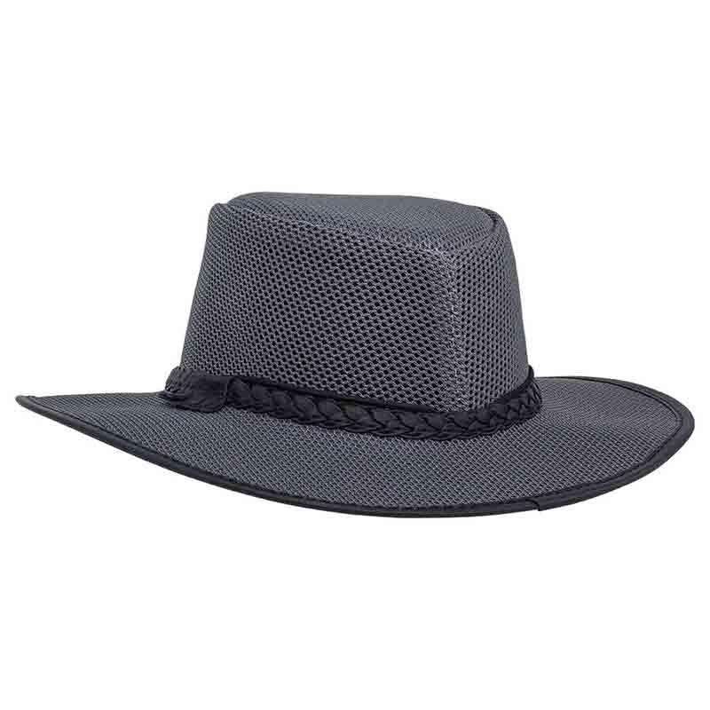 Head 'n Home SolAir: The Soaker Mesh Outback Hat up to 3XL - Steel Grey Safari Hat Head'N'Home Hats    
