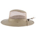 Solarweave® Mesh Crown Safari Hat, Camel - DPC Outdoor Design Safari Hat Dorfman Hat Co. SPF4-CAML1 Camel Small (55 cm) 