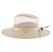 Solarweave® Mesh Crown Safari Hat, Oatmeal - DPC Outdoor Design Safari Hat Dorfman Hat Co. SPF4-OAT1 Oatmeal Small (55 cm) 