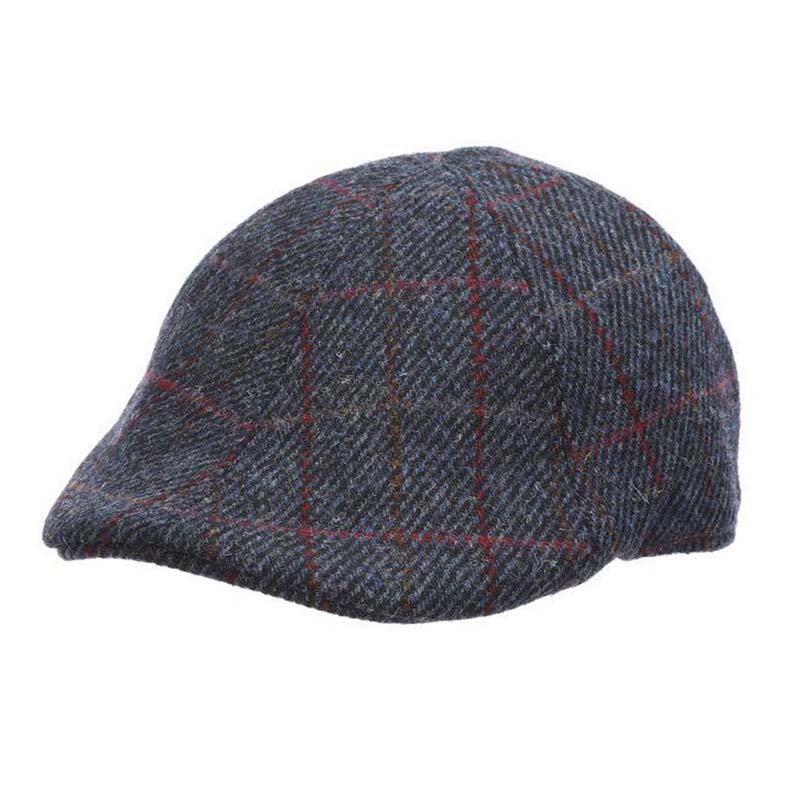 Specter Harris Tweed Wool Duckbill Cap - Stetson Hat, Flat Cap - SetarTrading Hats 
