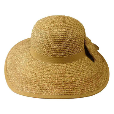 Split Brim Summer Hat with Bow - Boardwalk Style Beach Hats Wide Brim Hat Boardwalk Style Hats    