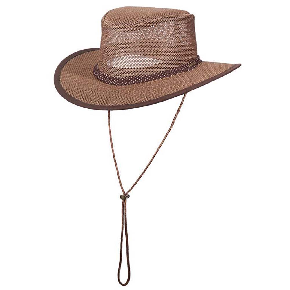 Mesh Outback Hat for Men up to XXL, Walnut - Stetson and  display picture 2