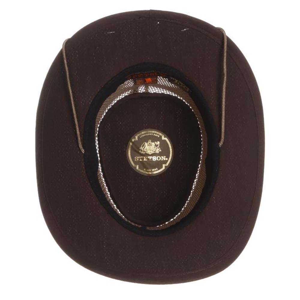 Mesh Outback Hat for Men up to XXL, Walnut - Stetson and Scala