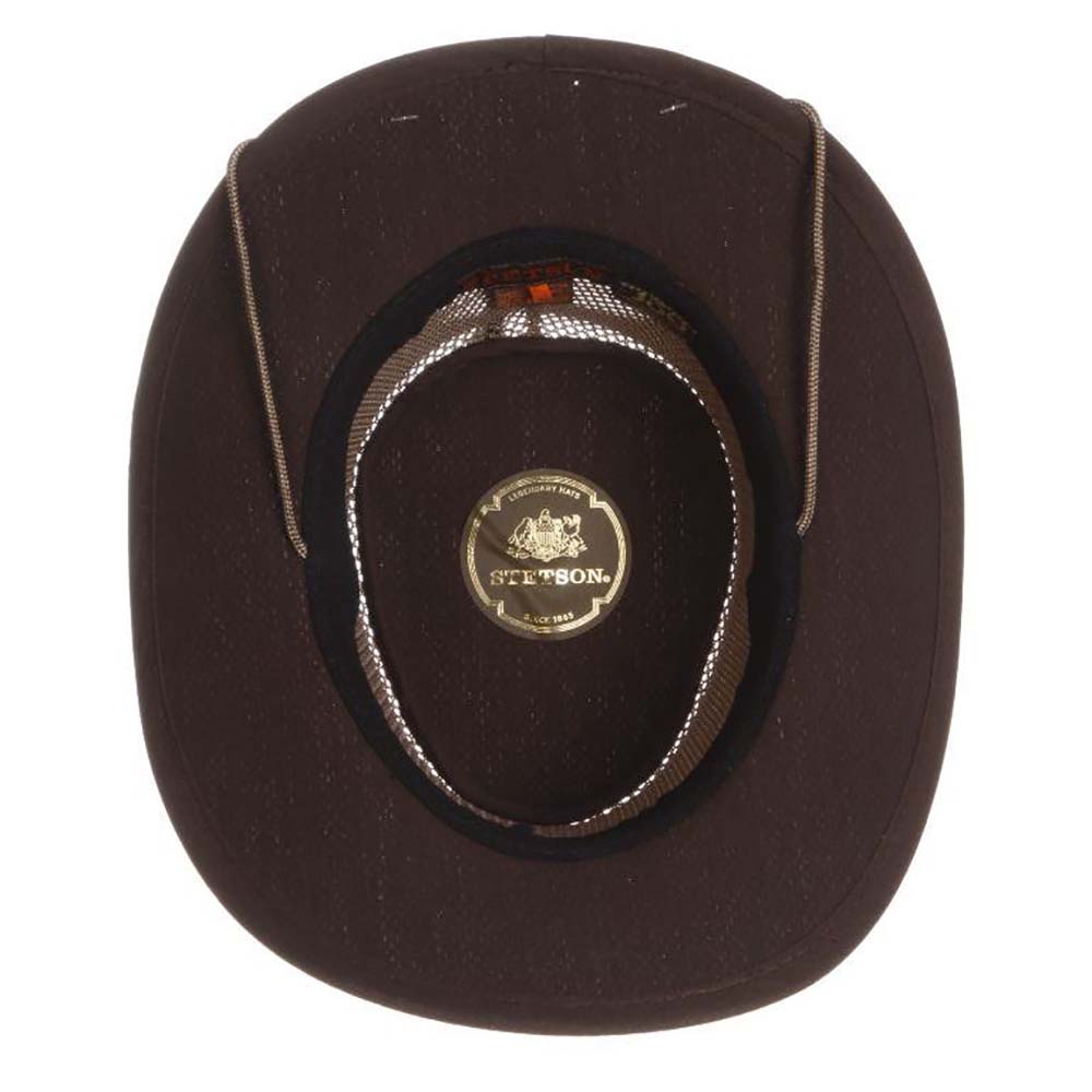 Stetson Hats Mesh Outback Hat for Men up to XXL - Walnut Safari Hat Stetson Hats    