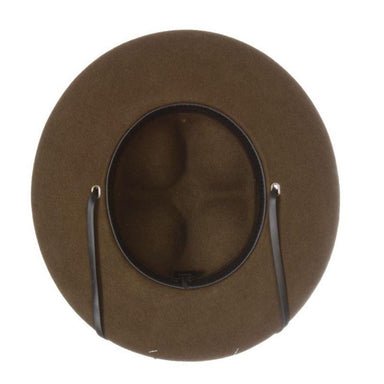Structured Wool Felt Campaign Hat - Scala Hats Cowboy Hat Scala Hats    