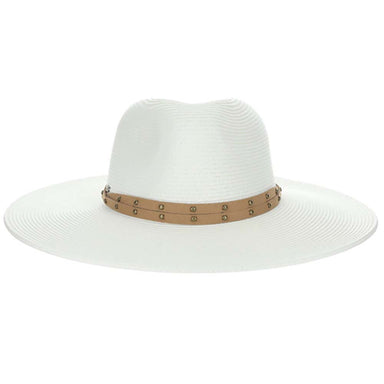 Studded Band Wide Brim Safari Hat  - Scala Hats, Safari Hat - SetarTrading Hats 