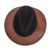 Summit Safari Wool and Leather Hat, Coal - American Outback Wool Hat Safari Hat Head'N'Home Hats    