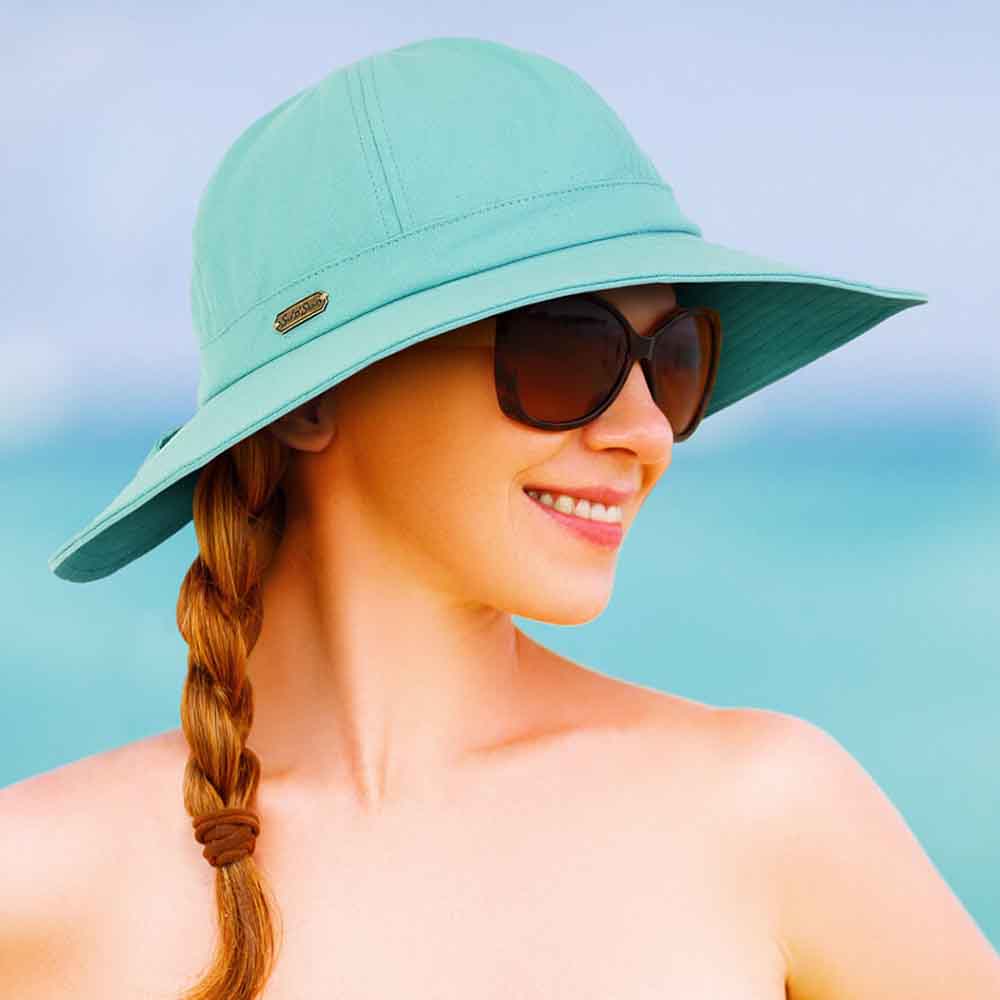Sunshine Cotton Sun Hat with Split Brim - Sun 'n' Sand Hats ...