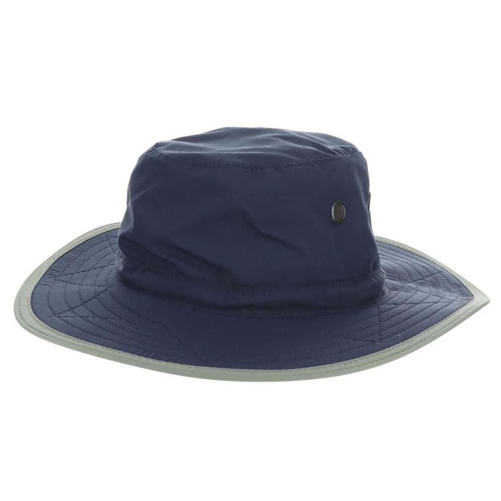 Supplex Dimensional Brim Hat, Navy - DPC Outdoor Headwear Bucket Hat Dorfman Hat Co. MC288NV1 Navy S/M 