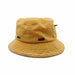 Surfers Club Yellow Bucket Hat with Pocket - DPC Kids, Bucket Hat - SetarTrading Hats 
