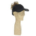 Swimsuit Fabric Ponytail Baseball Cap - DPC Hats Cap Dorfman Hat Co. BC362BK Black  