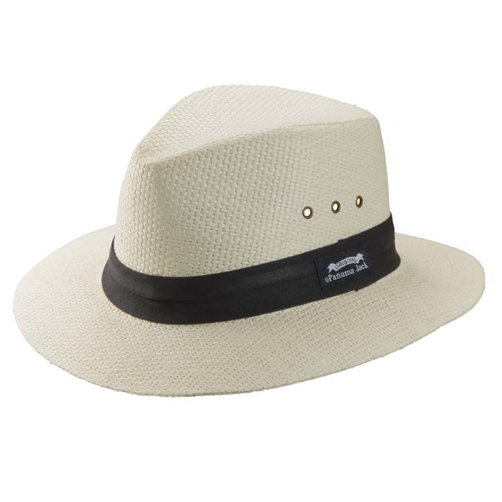 Swordtail Matte Toyo Safari Hat - Panama Jack Hats Safari Hat Panama Jack Hats PJ83-IVO2 Ivory Medium 