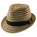 Tommy Bahama Vented Fedora Hat with Palm Tree Pin, Fedora Hat - SetarTrading Hats 