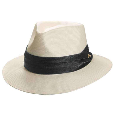 Tommy Bahama BU Toyo Safari Hat with Jacquard Band for Men Safari Hat Tommy Bahama Hats TBW151M Natural Medium (57 cm) 