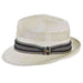 Tommy Bahama Open Weave Vented Toyo Fedora Hat - Ivory Fedora Hat Tommy Bahama Hats TBW217M Ivory S/M (55-57 cm) 