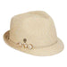 Tommy Bahama Gold Trilby Fedora Hat for Women Fedora Hat Tommy Bahama Hats TBWL59GD Gold  