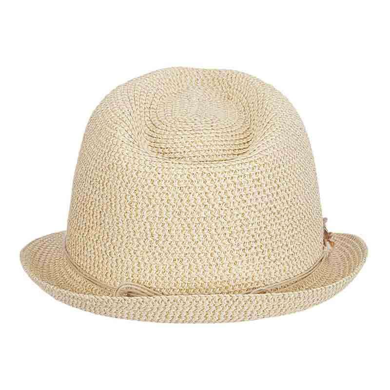 Tommy Bahama Gold Trilby Fedora Hat for Women Fedora Hat Tommy Bahama Hats    