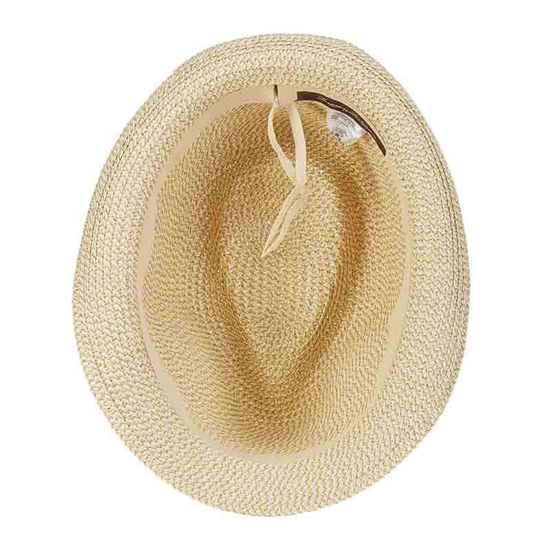 Tommy Bahama Gold Trilby Fedora Hat for Women Fedora Hat Tommy Bahama Hats    