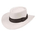 White Toyo Gambler Golf Hat by Kenny Keith Gambler Hat Great hats by Karen Keith TM44m Medium (57 cm) White 