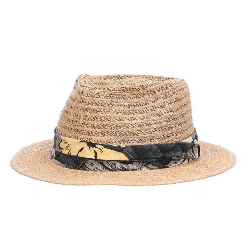 Tommy Bahama Straw Fedora- Tahiti Natural Men's Hat