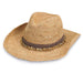 Tahiti Cowboy Raffia Hat - Wallaroo Hats Cowboy Hat Wallaroo Hats WSTAHCOTP Taupe M/L (58 cm) 