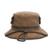 Tarp Cloth Bucket Hat with Side Pockets - Stetson Hats, Bucket Hat - SetarTrading Hats 