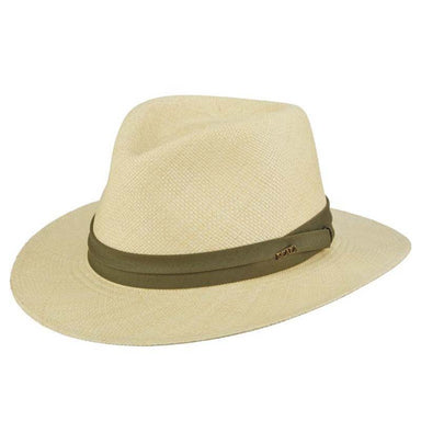 Tempe Handwoven Men's Panama Hat - Scala Hats for Men Panama Hat Scala Hats P181 Natural Medium 