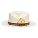 The Crispin Bangora Straw Heart Cowboy Hat - Biltmore Vintage Hats Fedora Hat Biltmore Hats BF131-IVORY3 Ivory Large (59 cm) 