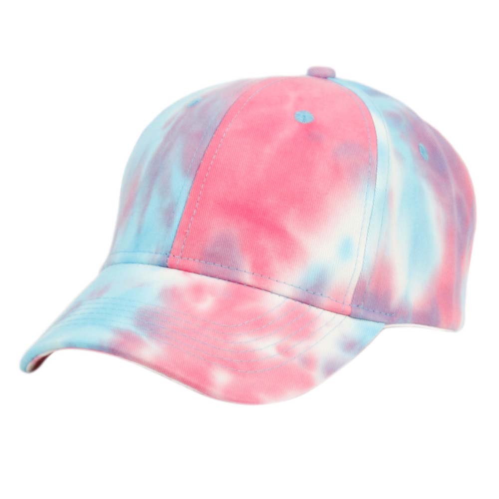 Rainbow Hats For Men Adjustable Velcro Back (Unisex) Tie Dye