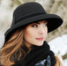 Tiffany Style Wool Felt Hat with Large Bow - Adora® Hats, Cloche - SetarTrading Hats 