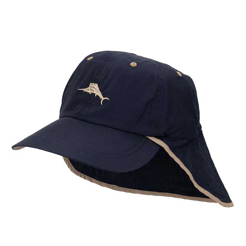 Tommy Bahama Men's Luana Flap Cap Hat Navy