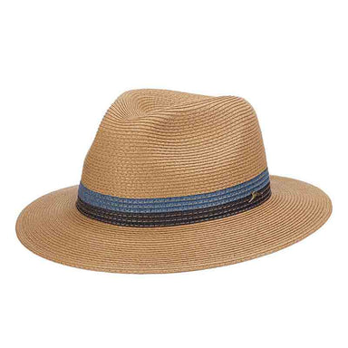 Tommy Bahama Fine Braid Safari Hat Safari Hat Tommy Bahama Hats tbw234m Natural S/M (22-22 1/2") 