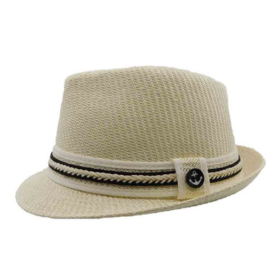 Toyo Fedora Hat - DPC Headwear Fedora Hat Dorfman Hat Co. LS208 Ivory Medium 