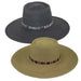 Tribal Band Straw Gaucho Hat - Sun Hat - JSA, Bolero Hat - SetarTrading Hats 