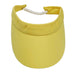 Tropical Trends Cotton Sun Visor - Yellow and Lime Visor Cap Dorfman Hat Co. DP69ASYW Yellow  