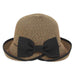 Turned Up Split Brim Summer Cloche Hat - Sun 'N' Sand Hat, Cloche - SetarTrading Hats 