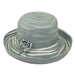 Two-Tone Ribbon and Straw Kettle Brim Hat - JSA Kettle Brim Hat Jeanne Simmons js9222gn Sage Medium (57 cm) 