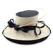 Two Tone Shantung Dress Hat with Quill Dress Hat Something Special Hat    