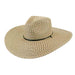 Unisex Tweed Straw Gardening Hat - Karen Keith Hats Safari Hat Great hats by Karen Keith BT34-5Bm Natural Tweed Medium (22 1/2") 