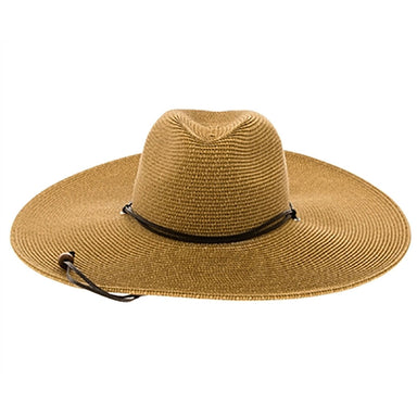 Unisex Wide Brim Gardening Hat with Chin Cord - Boardwalk Style Hats Safari Hat Boardwalk Style Hats    