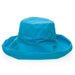 Upturned Brim Cotton Breton Hat - Milani Hats, Kettle Brim Hat - SetarTrading Hats 