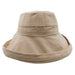 Upturned Brim Cotton Breton Hat - Milani Hats, Kettle Brim Hat - SetarTrading Hats 